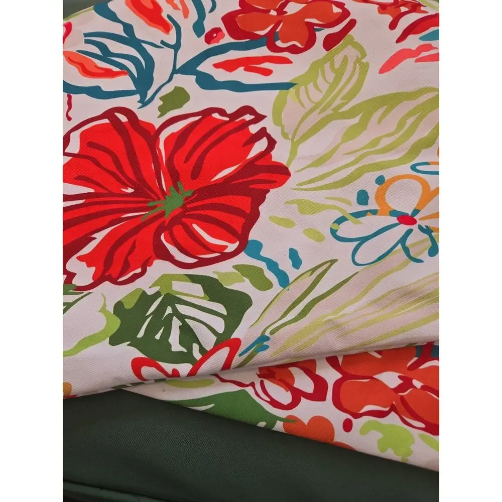 2 Floral & Garden Multicolor Outdoor Pillow Cases 11x18